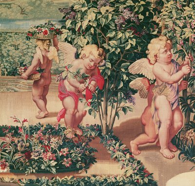 Children Gardening (after a Cartoon by Le Brun) by Charles Le Brun